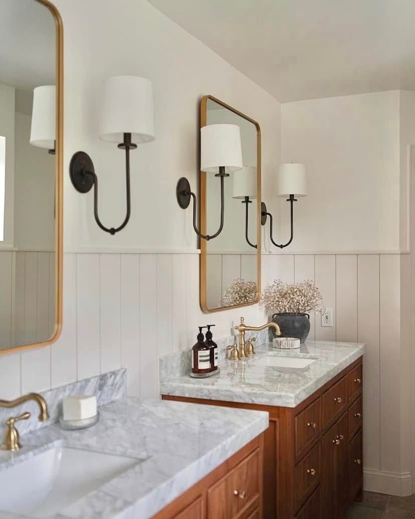 Countertop replacement in bathroom remodel in Centennial, CO
