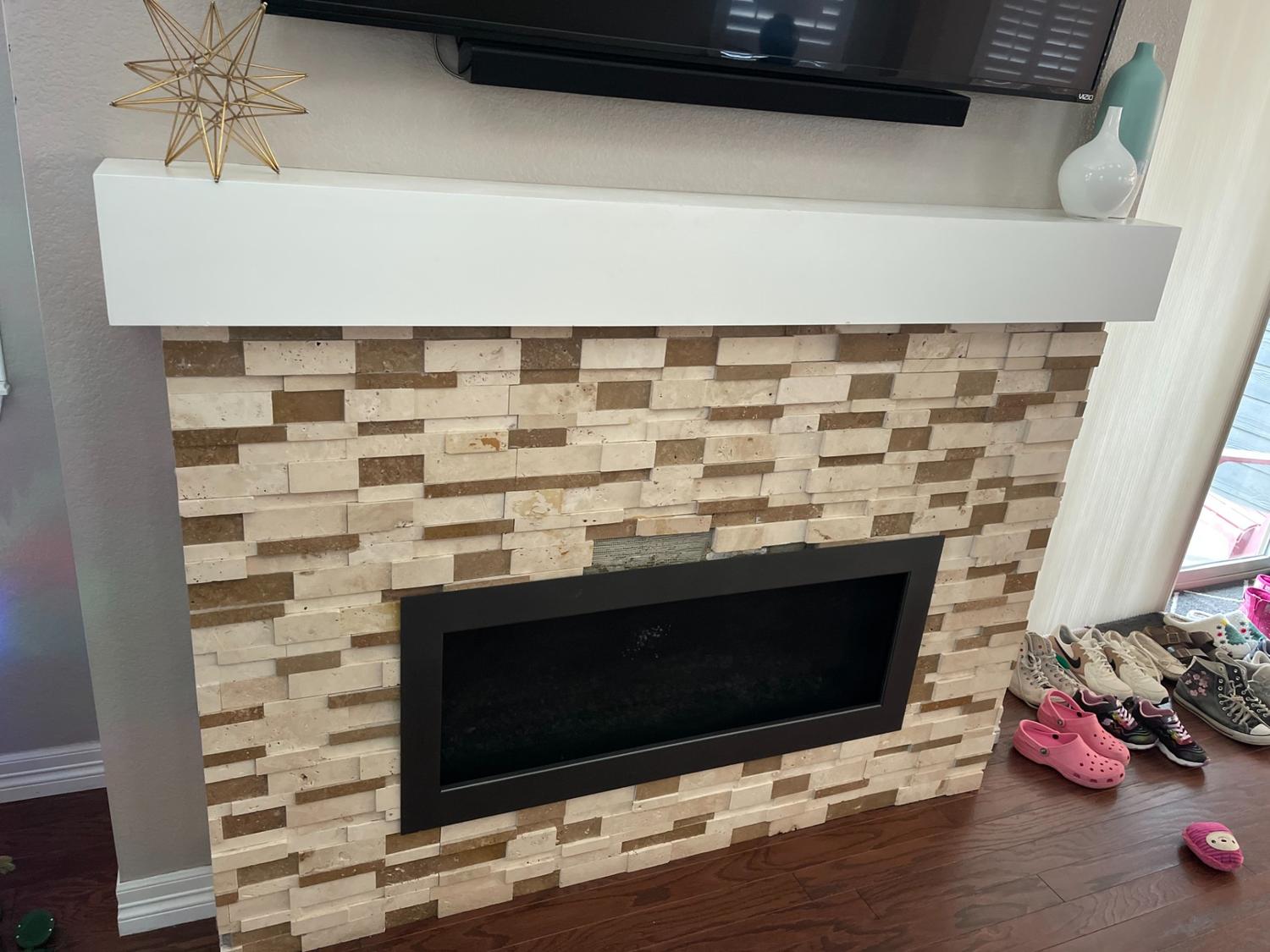 Fireplaces tile and stone project from Meza Tile & Stone’s original website