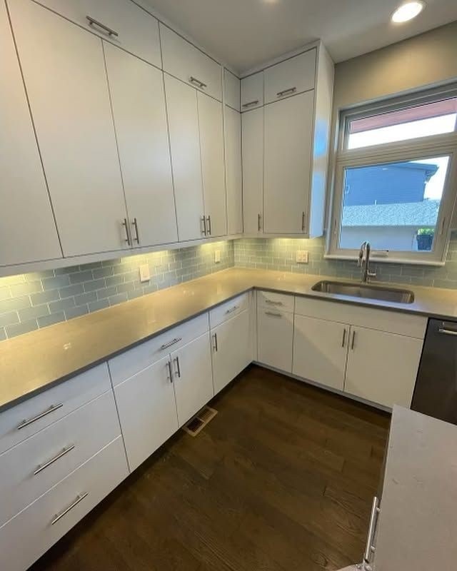 Custom kitchen countertop layout in Centennial, CO