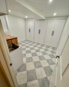 Basement Tile Installation in Centennial, CO